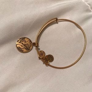 Gold sister Alex and ani bracelet
